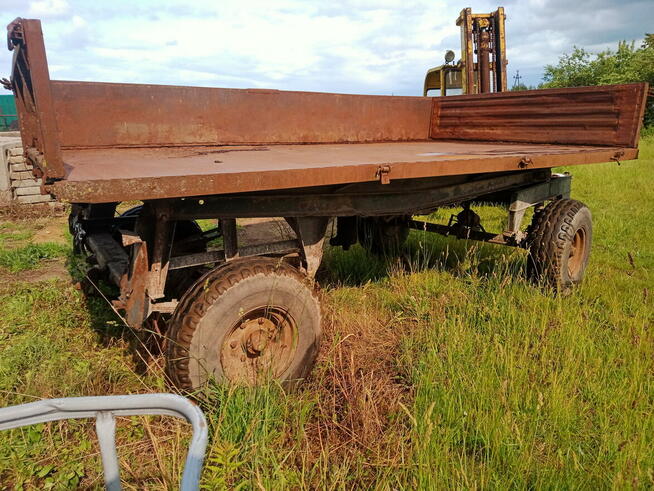 Przyczepa wywrotka d47b zarejestrowana, dowóz