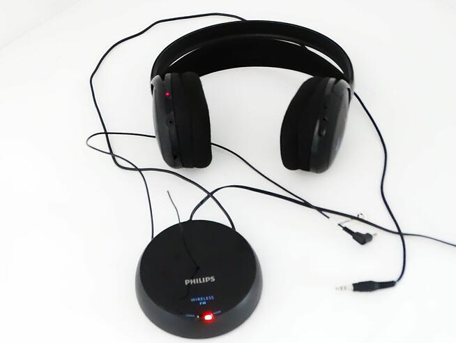 Philips SHC5200 bezprzewodowe słuchawki nauszne.