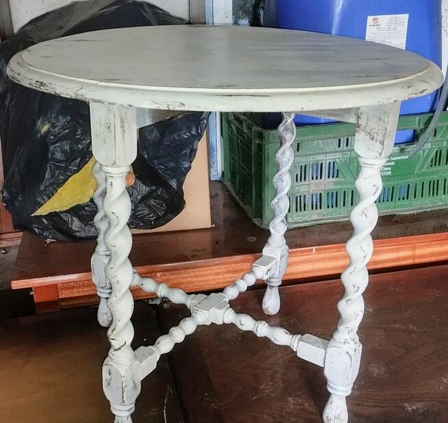 Antyczny Stolik kawowy - Rustykalny