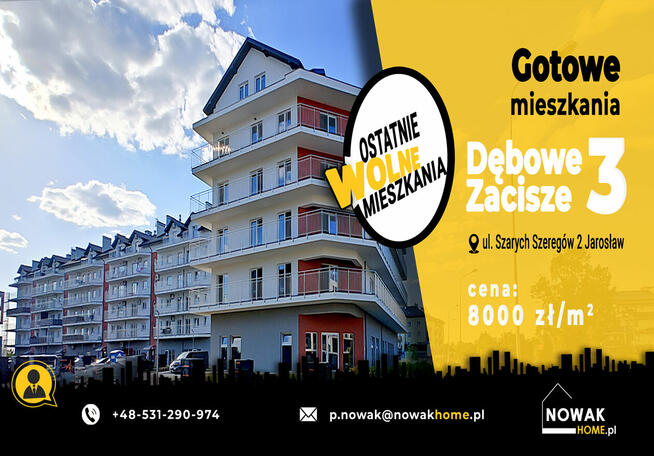 OSTATNIE mieszkania Dębowe Zacisze 3 Jarosław
