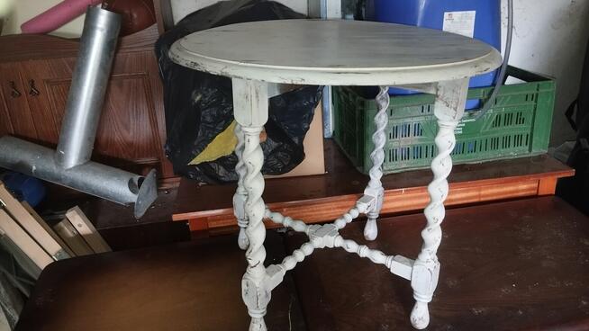 Antyczny Stolik kawowy - Rustykalny