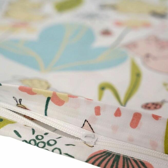 Bawełniana Poszewka Na Poduszkę – Świnka, Królik i Owieczka