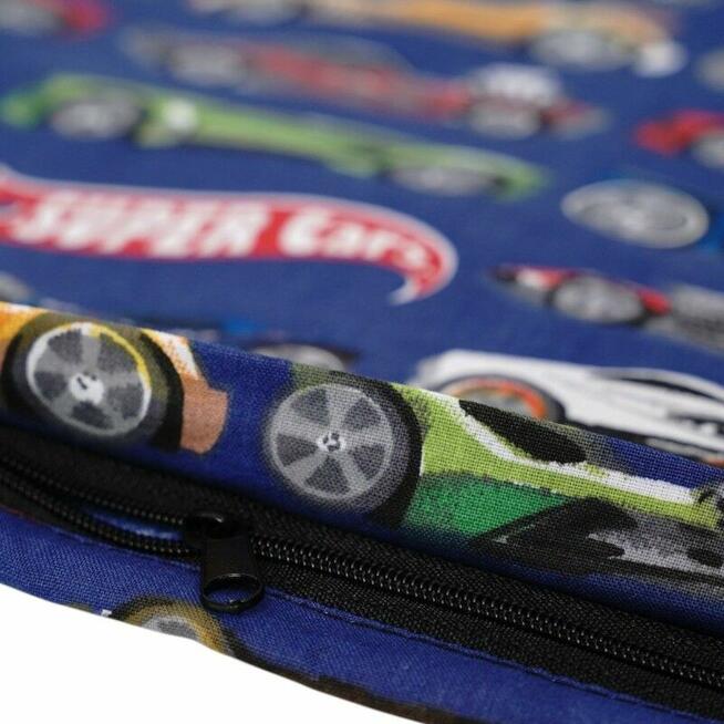 Bawełniana Poszewka Na Poduszkę – kolorowe auta wyścigowe