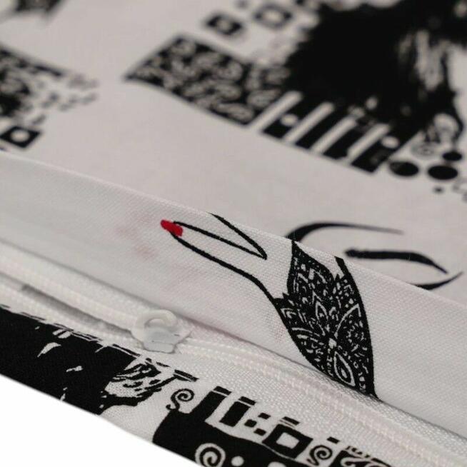 Bawełniana Poszewka Na Poduszkę – Twarze kobiet w stylu pop-art