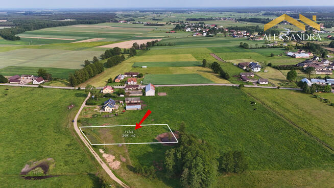 Szymany - urokliwa działka pod zabudowę zagrodową
