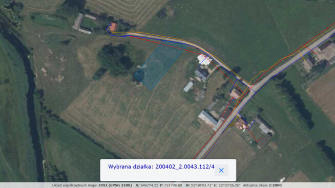 Szymany - urokliwa działka pod zabudowę zagrodową