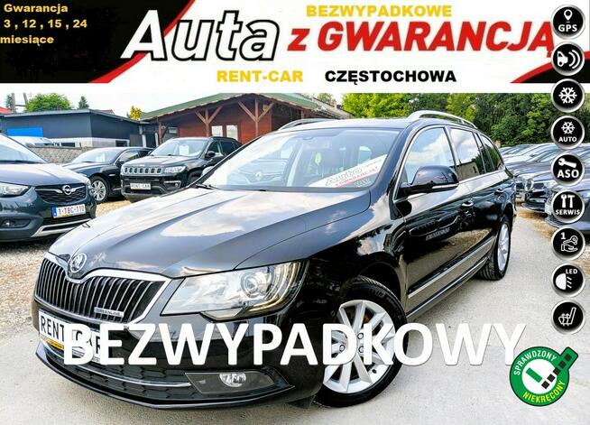 Škoda Superb 1.6TDi*105PS*OPŁACONY*Bezwypadkowy Klimatronik Serwis*GWARANCJA24M