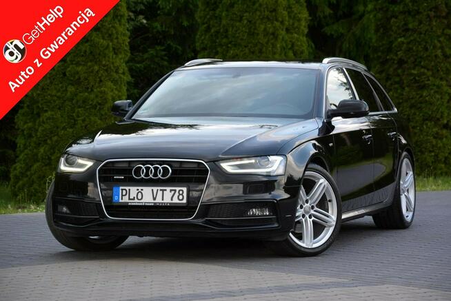 Audi A4 2.0TDI(190KM)Quattro 3xS-line Ledy BI-Xenon Skóry Navi MMI Alu19