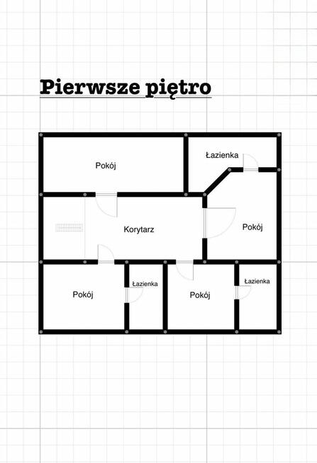 Dom w stanie deweloperskim - Hoczew, pow. Leski