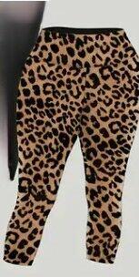 Nowe damskie legginsy z wysokim stanem z wzorem Lamparta