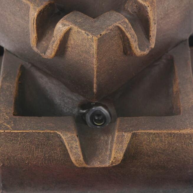 Fontanna pokojowa ze światłem LED, żywica syntetyczna vidaXL