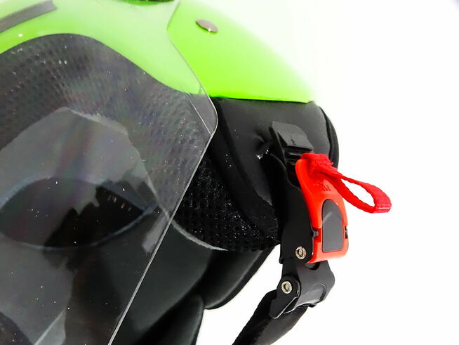 A-Pro Otwarty Twarz Zielony kask motocyklowy roz. L