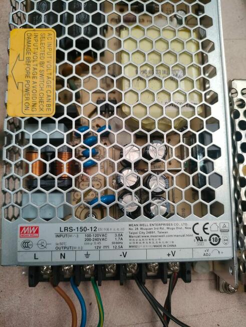 Zasilacze LED i przemysłowe 12V – różne modele, używane, spr