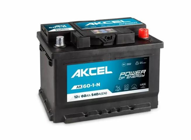 Akumulator AKCEL 60Ah 540A