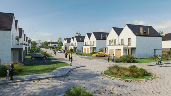 Słoneczny Sadków - bliźniak 4-pok. z garażem i ogródkiem