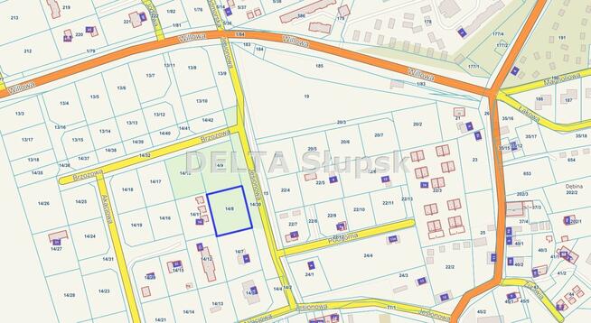 Działka budowlana Dębina gm. Ustka, Jesionowa