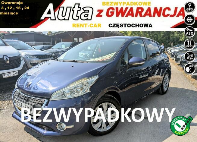 Peugeot 208 1.4D*68PS*OPŁACONY Bezwypadkowy Klimatyzacja Navi VIP GWARANCJA 24M