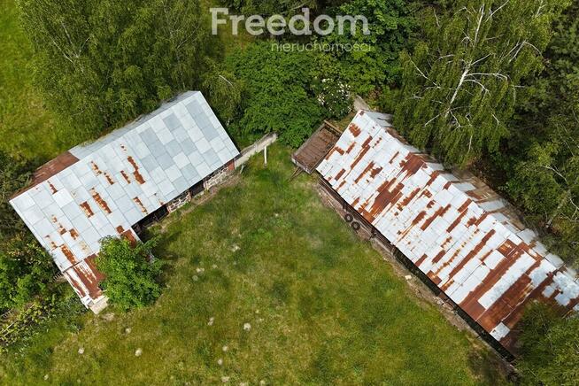 Urokliwe siedlisko w pobliżu rzeki Liwiec
