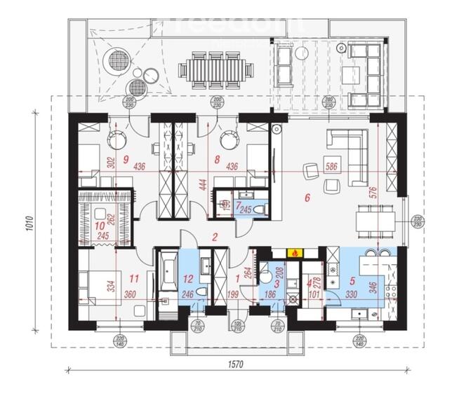 Dom w stanie surowym zamkniętym, Szydłowo