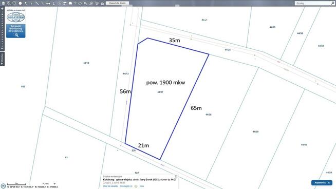Działka budowlana w spokojnej okolicy - uzbrojona