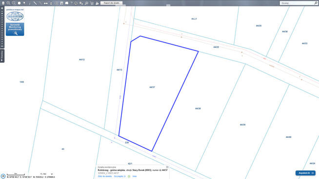 Działka budowlana w spokojnej okolicy - uzbrojona