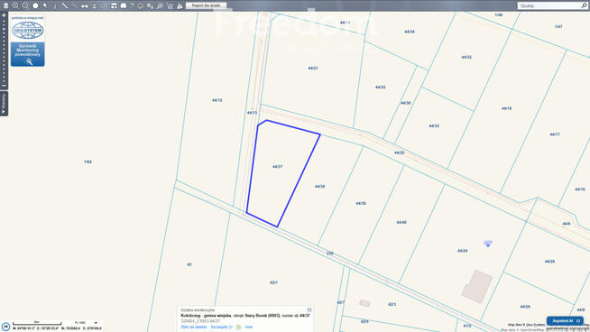 Działka budowlana w spokojnej okolicy - uzbrojona