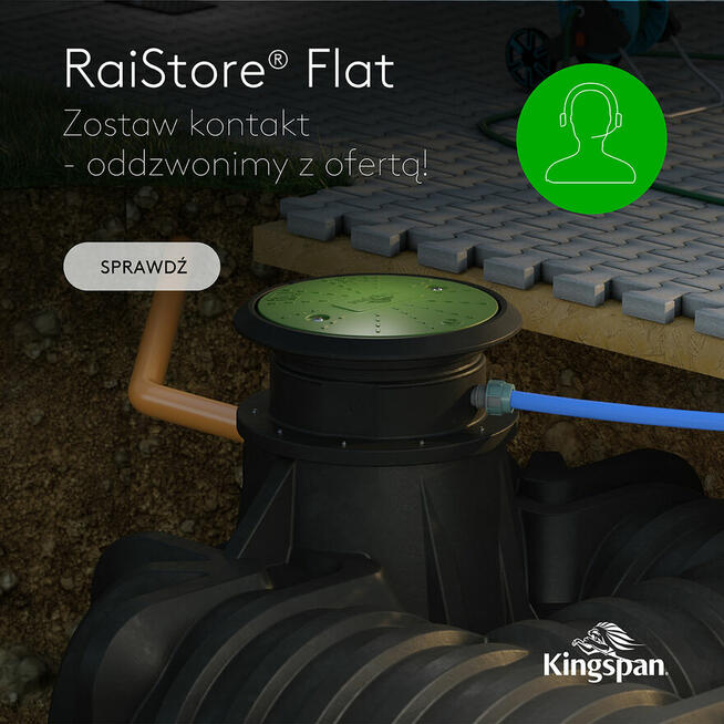 Zbiornik 5000 L do magazynowania deszczówki tani montaż, wys