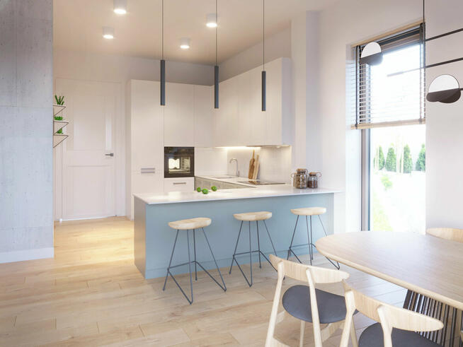 Słoneczny Sadków - bliźniak 4-pok. z garażem i ogródkiem