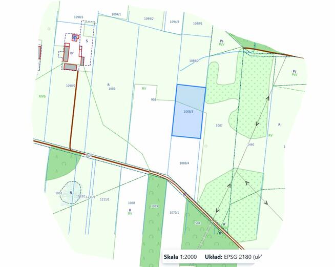 Działka rolno-budowlana 3135 m² – Stoczek, pow. węgrowski