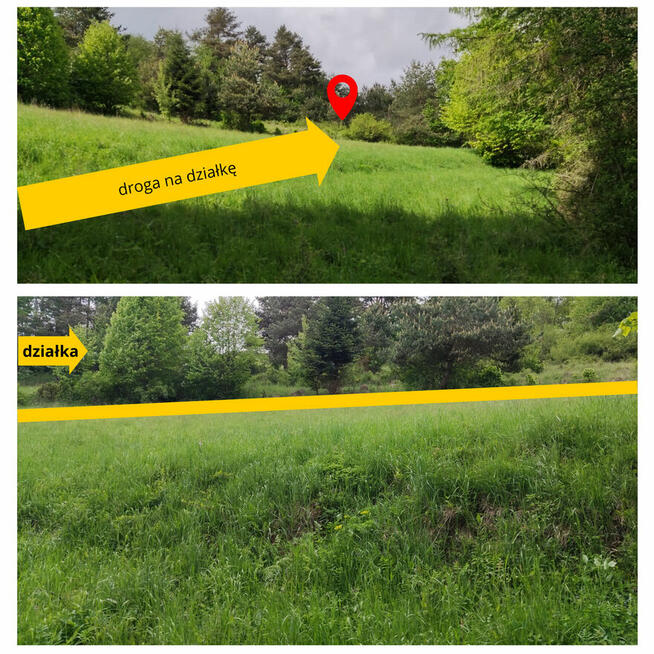 Działka rolna w górach – Szlachtowa 3 072 m² natura, spokój