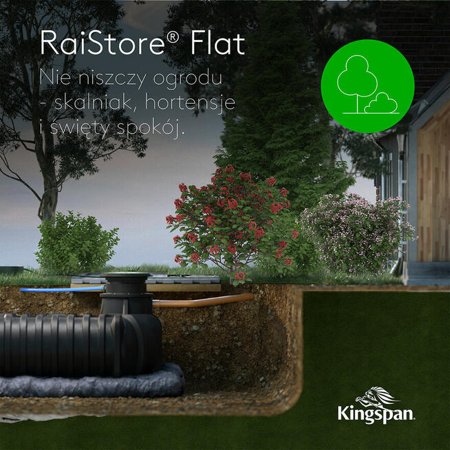 Zbiornik 5000 L do magazynowania deszczówki tani montaż, wys