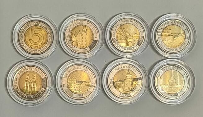 5zł-8 monet okolicznościowych z serii Odkryj Polskę 2018-25r