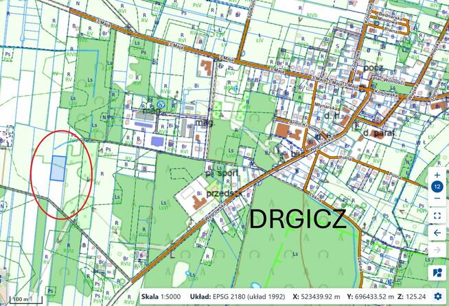 Działka rolno-budowlana 3135 m² – Stoczek, pow. węgrowski