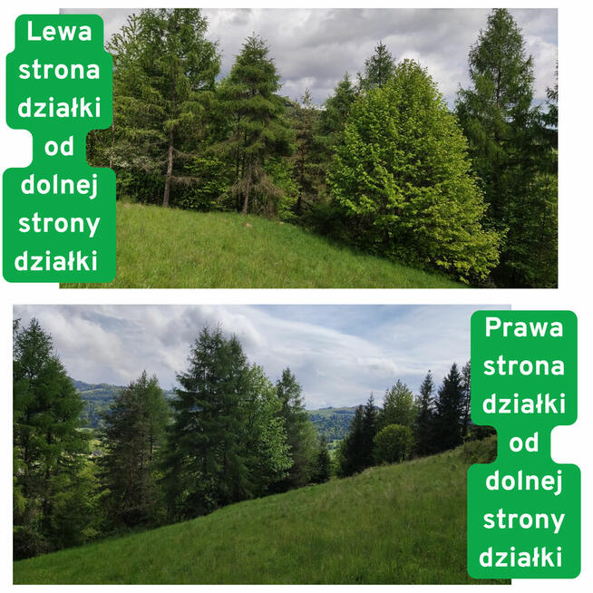 Działka rolna w górach – Szlachtowa 3 072 m² natura, spokój