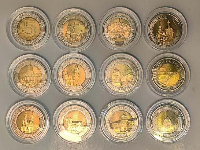 5zł-12 monet okolicznościowych z serii Odkryj Polskę 2018-25