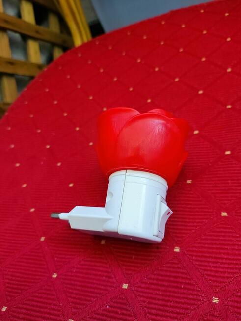 Lampka Do kontaktu Kontaktowa Róża Czerwona z włącznikiem