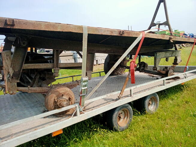 Przyczepa wywrotka d47a wywrot 3 strony dowóz