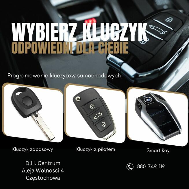 Dorabianie kluczyków samochodowych, naprawa kluczyków IMMO