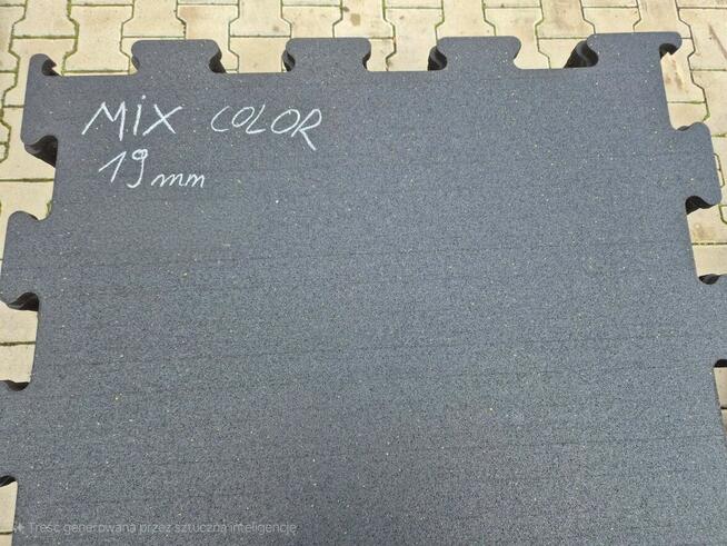 Maty gumowe PUZZEL z granulatu SBR- pod basen, zjeżdżalnie,