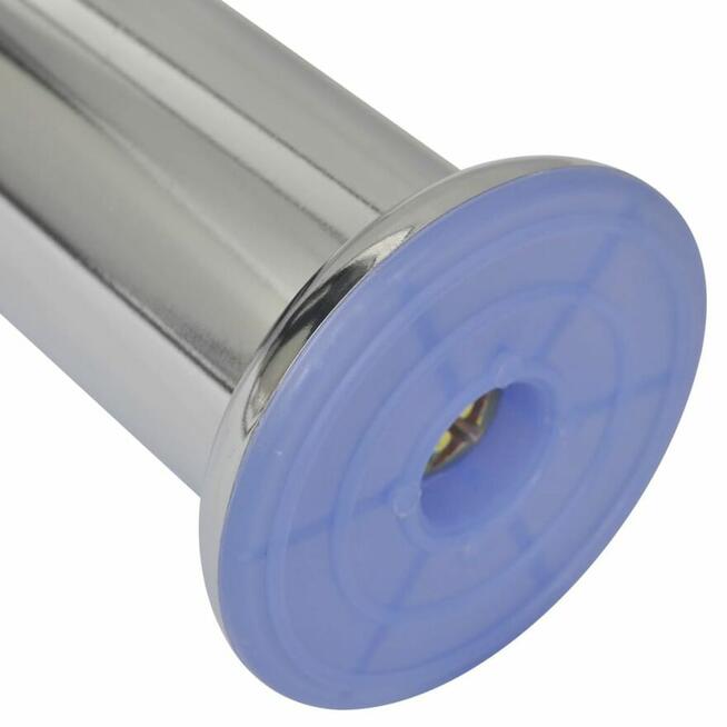 4 Okrągłe nóżki do kanapy chrom 120 mm vidaXL