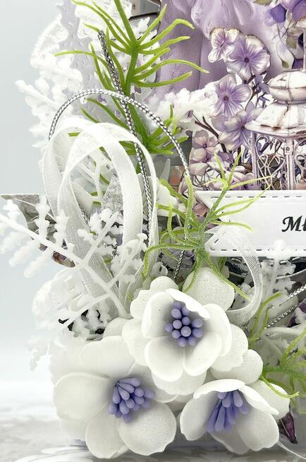 Pamiątka Ślubu. Młoda Para. Kartka 3D