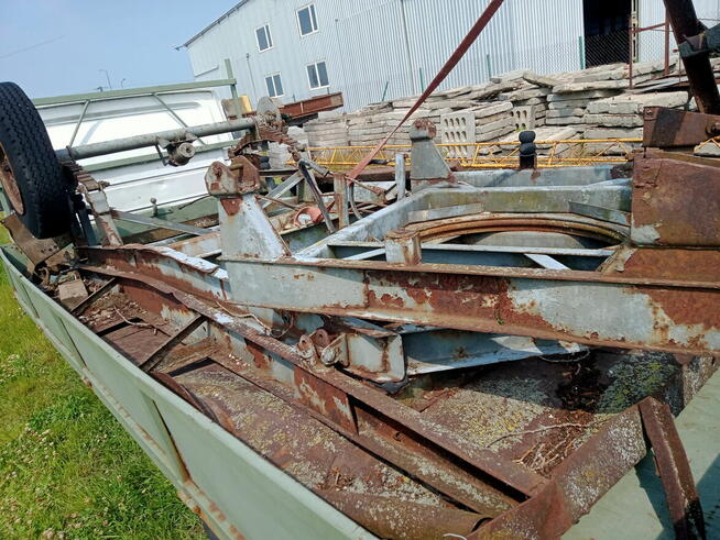 Przyczepa wywrotka d47a wywrot 3 strony dowóz