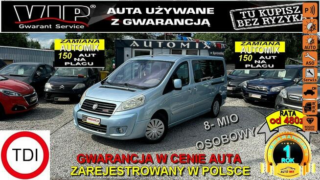 Fiat Scudo LONG!!  2,0HDI 136KM ,2xdrzwi,Panorama,!8Os GWARANCJA/ZAMIANA