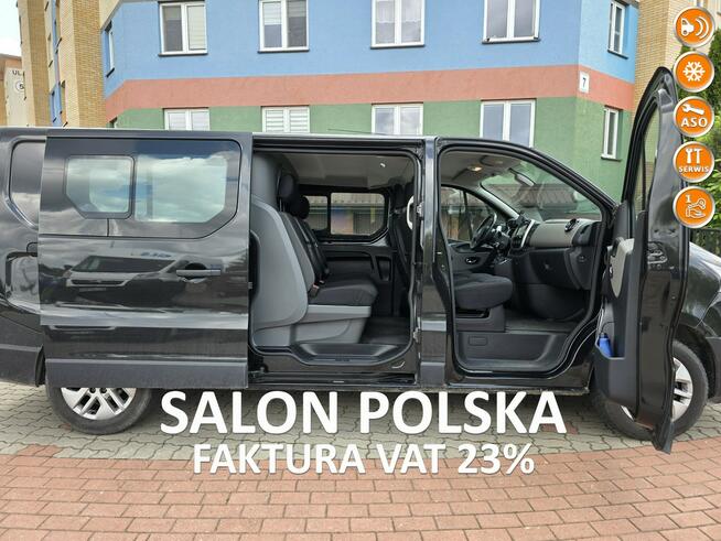 Renault Trafic 2017r LONG Furgon Brygadówka 6osobowy