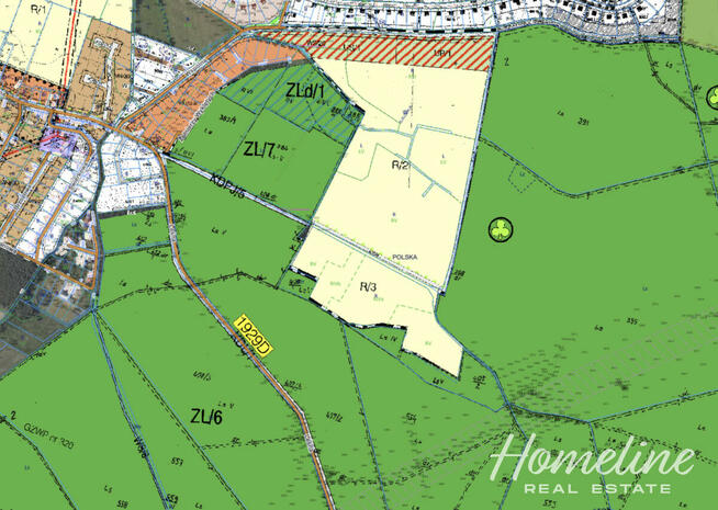 Działka rolna Chrząstawa Mała gm. Czernica, Leśna