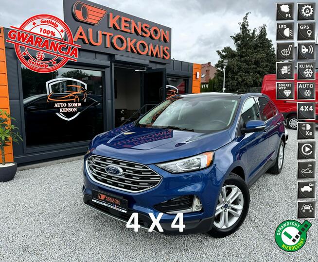 Ford EDGE 4x4, Hak, LED, Klapa El. otwierana klapa, System Europa, Skórzna tapic
