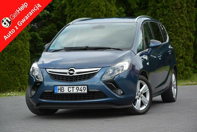 Opel Zafira Cosmo 7-Foteli Navi  Skóry Ledy Xenon Parktronik Bagażnik Rowerowy