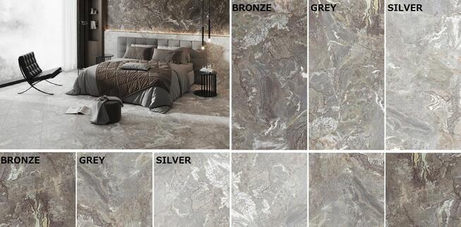 gres 60/60 60/120 magnifica bronze grey silver satyna-mat+su