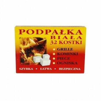 BIAŁA PODPAŁKA DO GRILLA I KOMINKA – 24 OPAKOWANIA PO 32 KOS