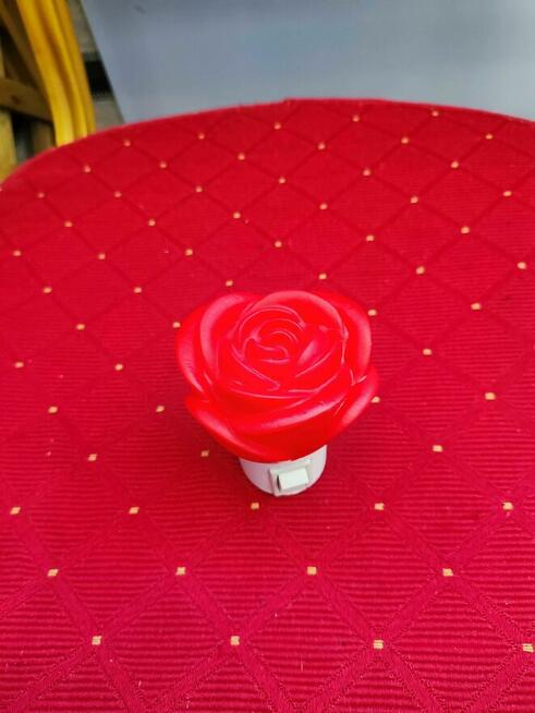 Lampka Do kontaktu Kontaktowa Róża Czerwona z włącznikiem